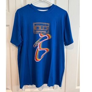 NEW Curations Proud Pride Graphic T-Shirt Ty Mayberry Rainbow Music Streetwear